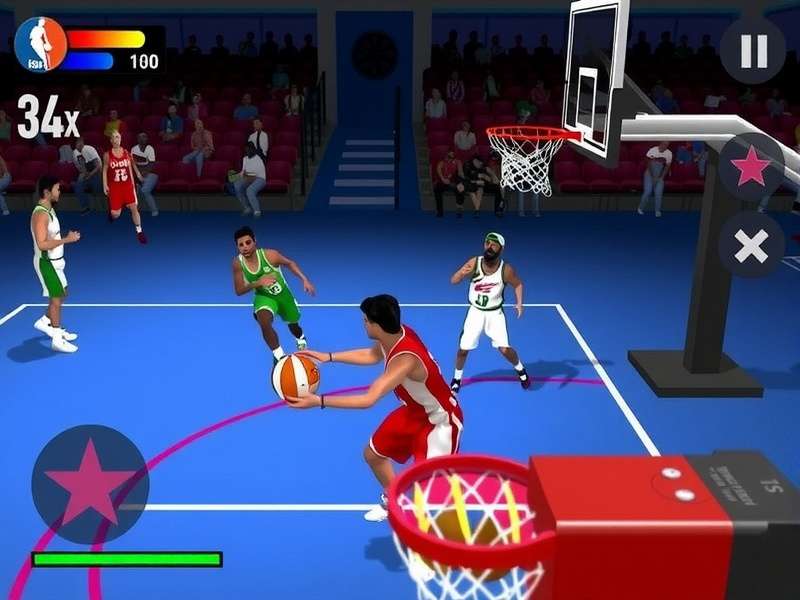 Slam Dunk Stars IN Gameplay Screenshot